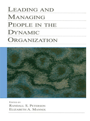 cover image of Leading and Managing People in the Dynamic Organization